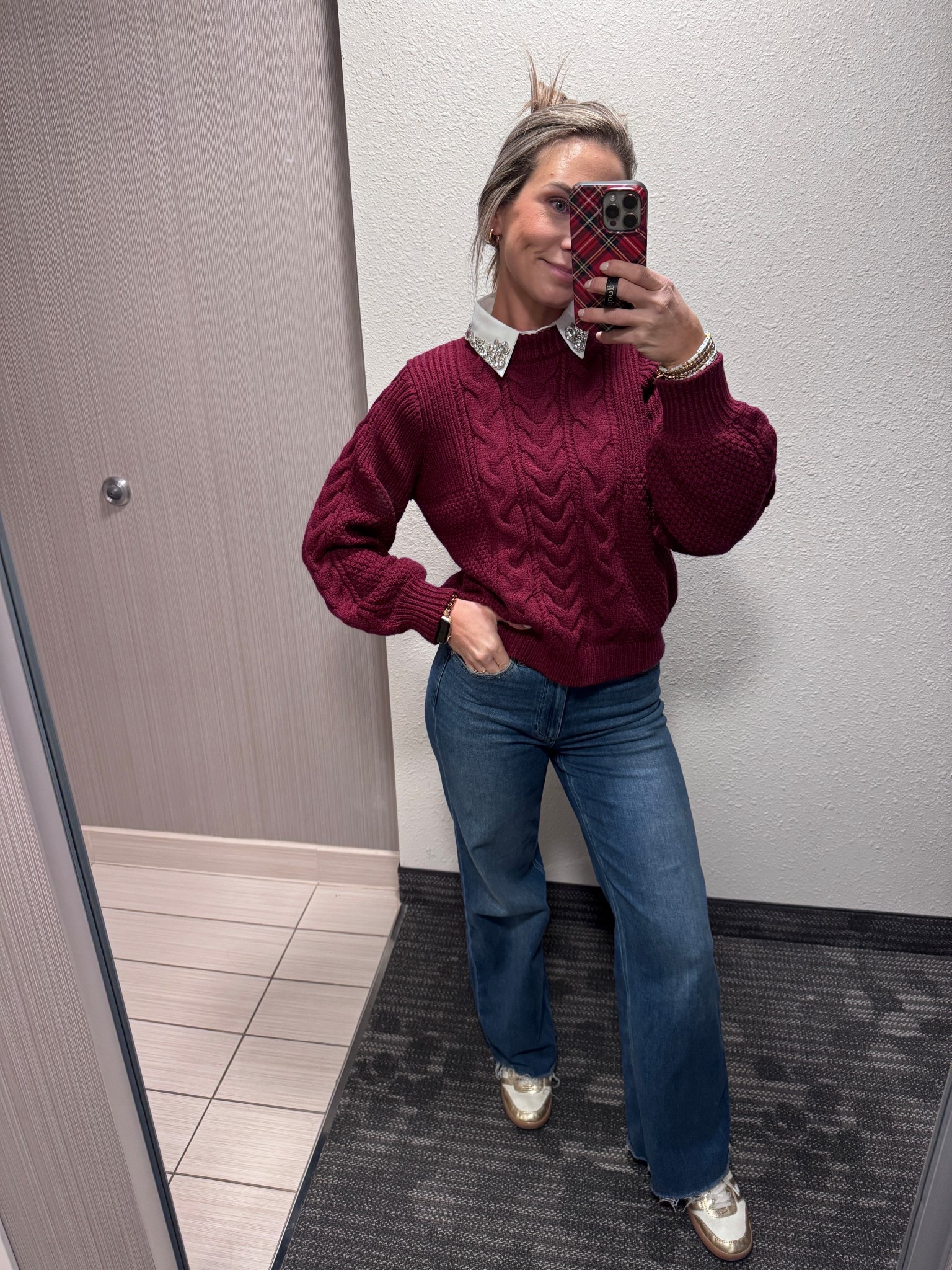 Elevated casual! These collars are perfect from office to dinner!

OOTD. Jeweled collar. Winter finds. Black Friday finds. 

#LTKHoliday #LTKCyberWeek #LTKootd