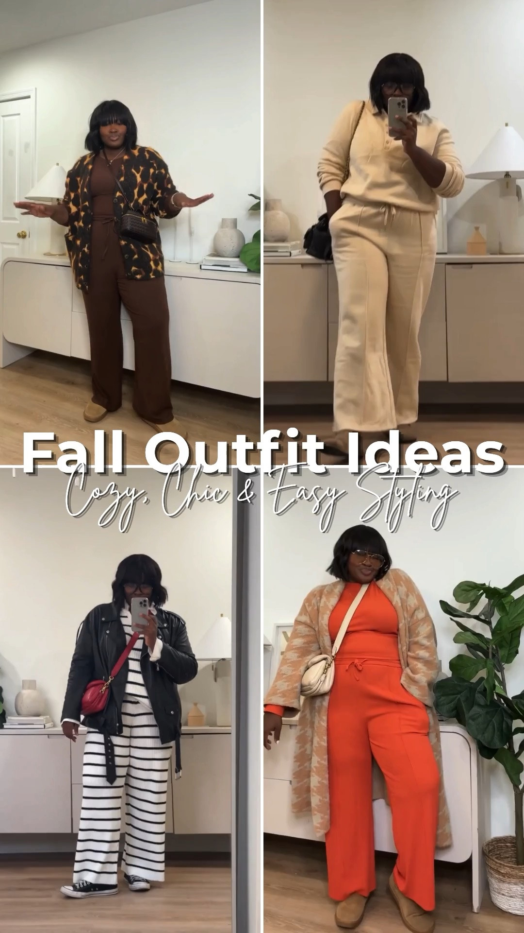 4 Fall Outfit Ideas You Need This Season. Creating a fall wardrobe doesn’t have to be complicated. These outfit ideas focus on comfortable pieces, easy layering, and versatile styles you can wear again and again. Fall Outfit Ideas Fall Fashion Inspiration Fall Wardrobe Essentials Fall Style Ideas Casual Fall Outfits Cozy Fall Outfits Women’s Fall Fashion Fall Capsule Wardrobe Easy Fall Looks Neutral Fall Outfits Layering Outfit Ideas @amazonfindsandfashion @Walmart

#LTKootd #LTKMidsize #LTKSeasonal