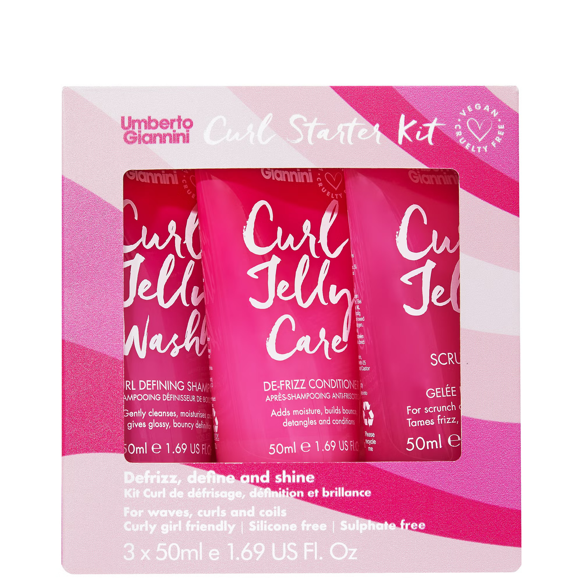 Umberto Giannini Curl Starter Kit 3 x 50ml | Look Fantastic (UK)