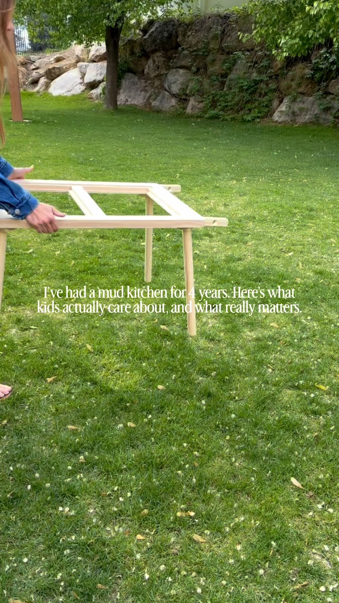 I get asked about mud kitchens all the time, and honestly, there still isn’t a great budget-friendly option out there. So I created one with what’s available right now that checks the boxes kids actually care about.

After 4 years with our mud kitchen, I’ve learned this: kids do not care if it looks like a kitchen. They care about 3 things:

• Access to water
• Plenty of space to create
• Fun accessories to play with

My dream mud kitchen would be made of plastic, include a water feature, have plenty of surface space, and allow for play around the entire perimeter. Durable, easy to clean, and built for real play.

I found this sensory table for under $100, added storage, and drilled in a water feature with an electric pump. I also sprayed it with a water sealer to help, but wood can be tricky long term.

Mud kitchens aren’t just for toddlers. Big kids want to play too, they just need the space to do it.

If you’re shopping right now, skip the tiny overpriced setups and think bigger.

#LTKHome #LTKmomlife #LTKKids