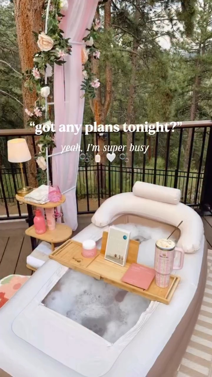 At home outdoor spa day essentials! 

#LTKHome #LTKselfcare