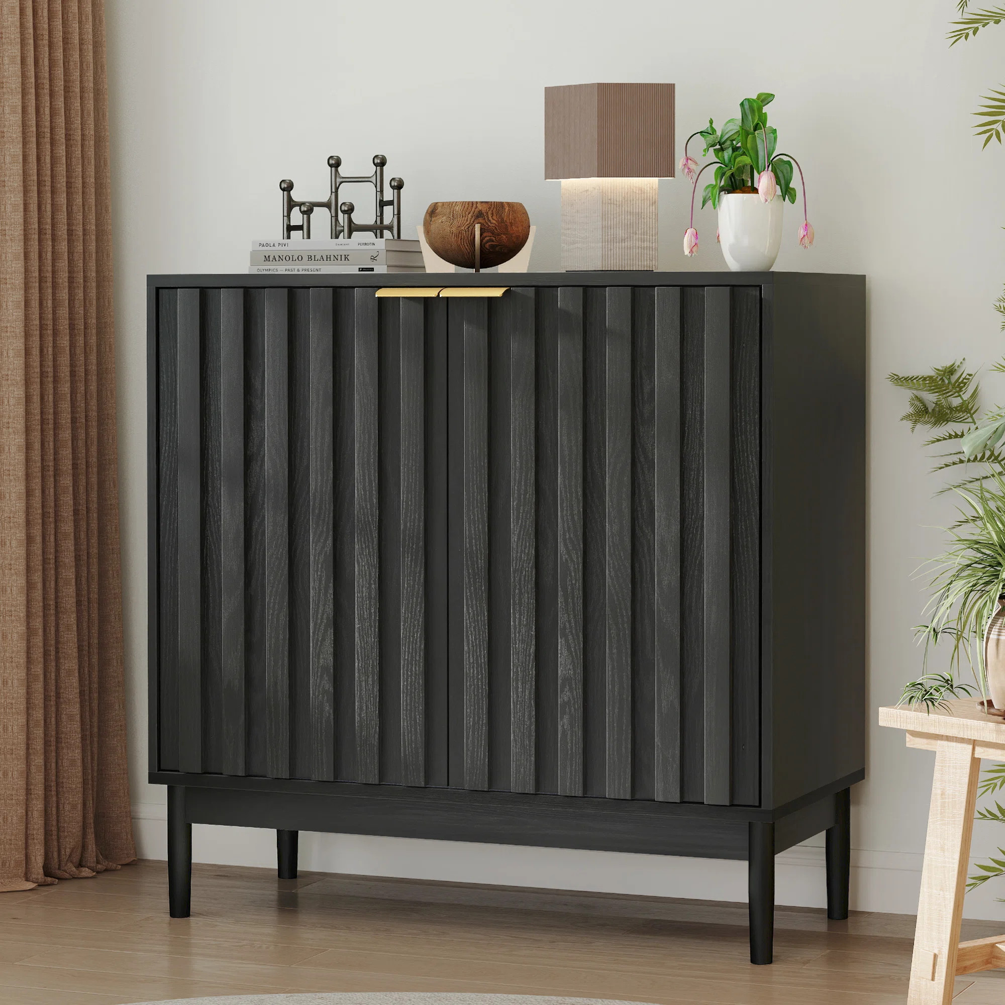 Latitude Run® 31" Sideboard, Accent Cabinet,Fluted Sideboard Cabinet with Storage & Reviews | Wa... | Wayfair North America