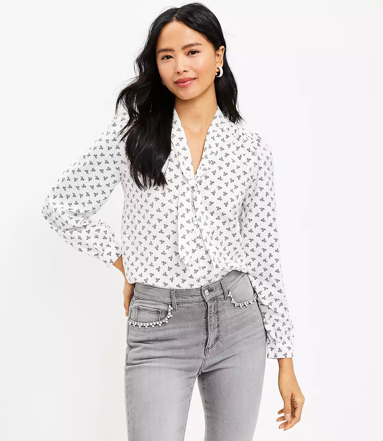 Bow Blouse | LOFT