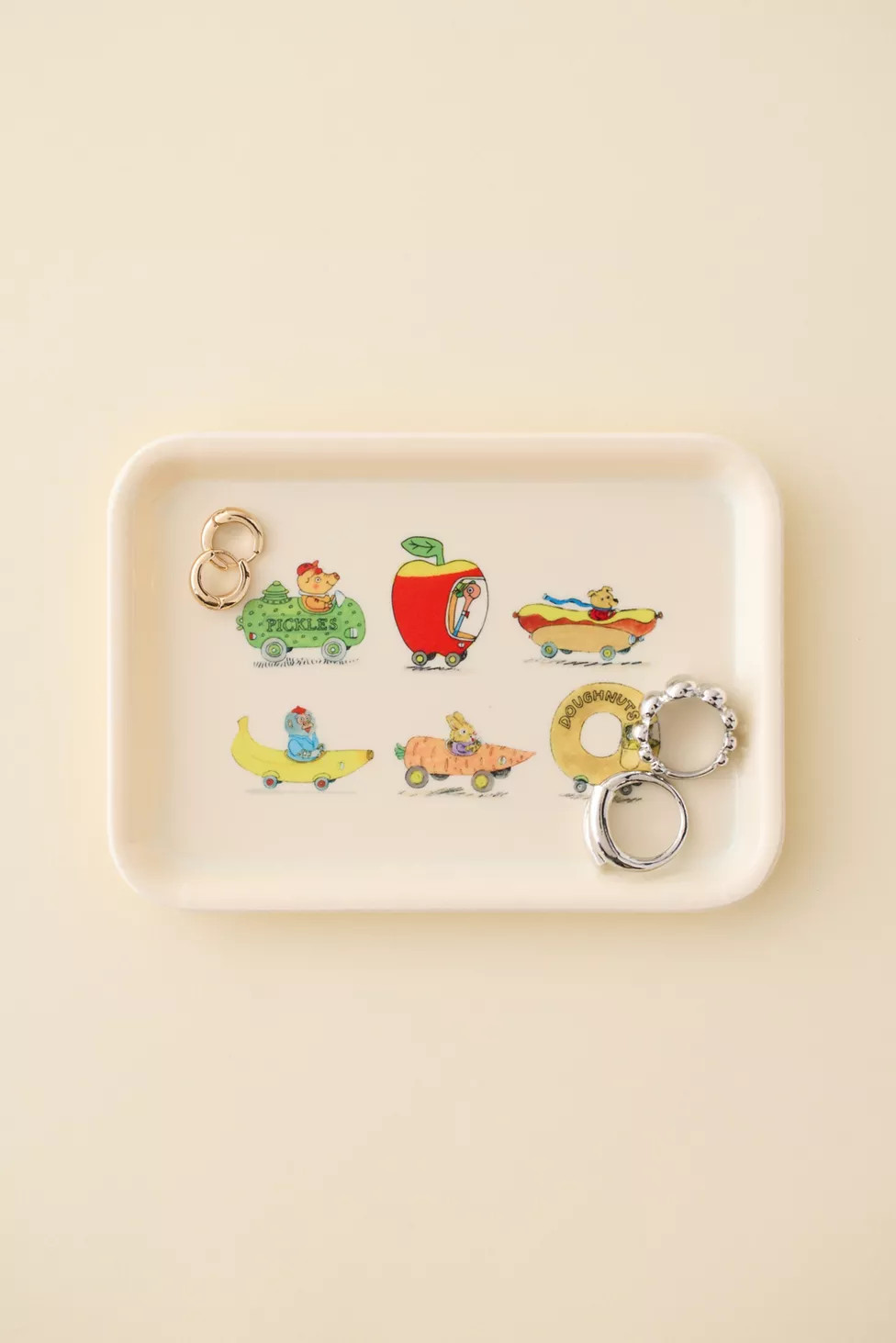 Three Potato Four X Richard Scarry Busy Town Trinket Tray | Urban Outfitters (US and RoW)