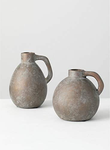 Sullivans Terracotta Bottle Vases -Distressed Bronze Color, Various Sizes, Set of 2 (CM2887) | Amazon (US)