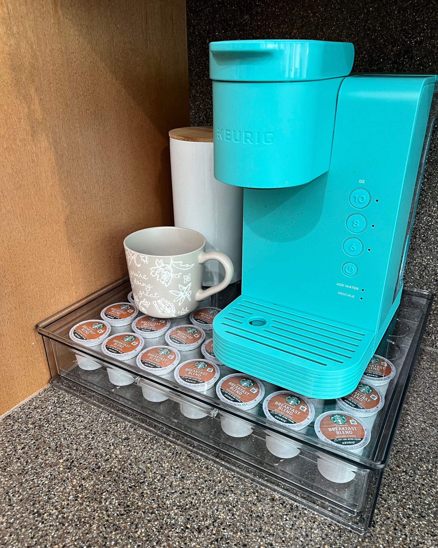 The Home Edit K-Cup Coffee Storage Drawer and Tray Set