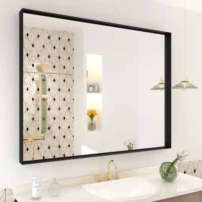 Aevar Metal Aluminum Framed Mirror | Wayfair North America