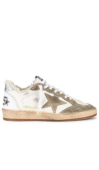 Ball Star Sneaker in White, Taupe, & Silver | Revolve Clothing (Global)