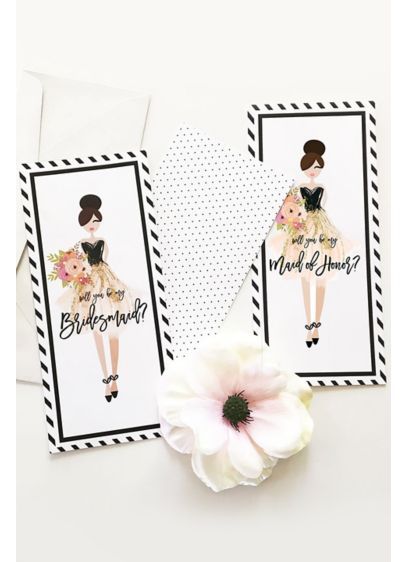 Will You Be My Bridesmaid Card Set of 4 | David's Bridal | Davids Bridal