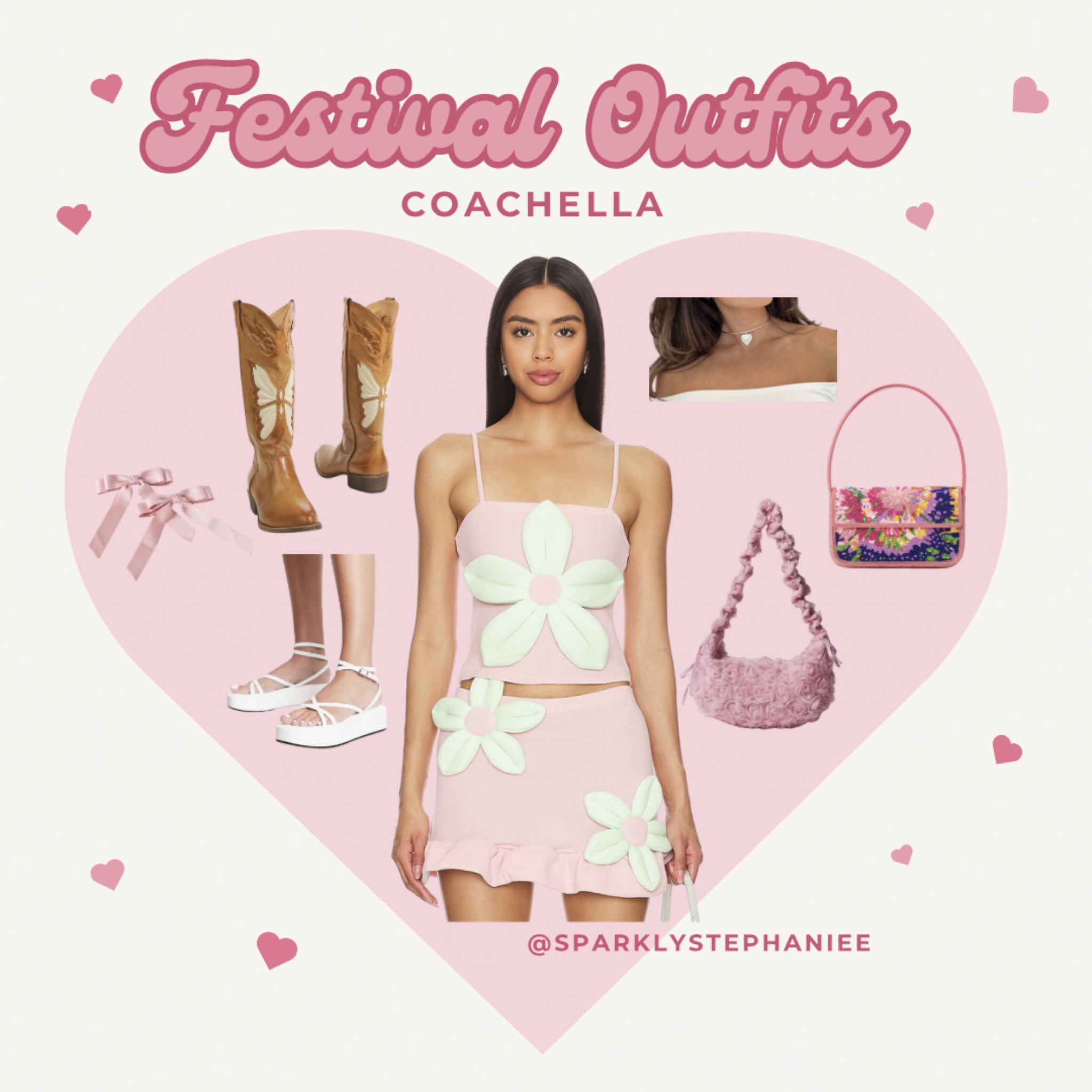 Girly festival outfits for Coachella! 💅🏼🎀✨💗 

pinkoutfit, festival outfit, rave outfit, spring outfit, y2k outfit. 

#LTKFestival #LTKSeasonal #LTKover40