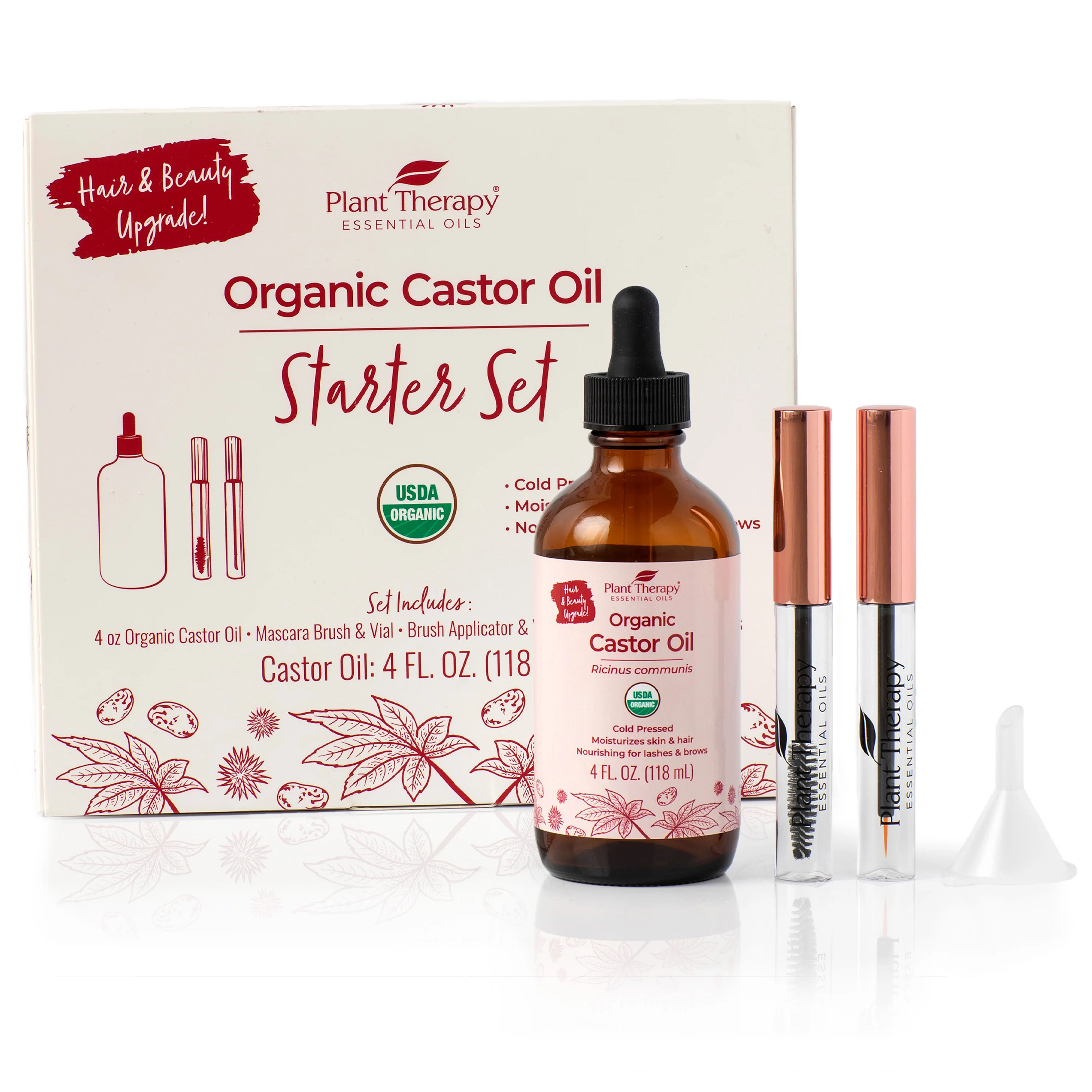 Organic Castor Oil Starter Set | Plant Therapy