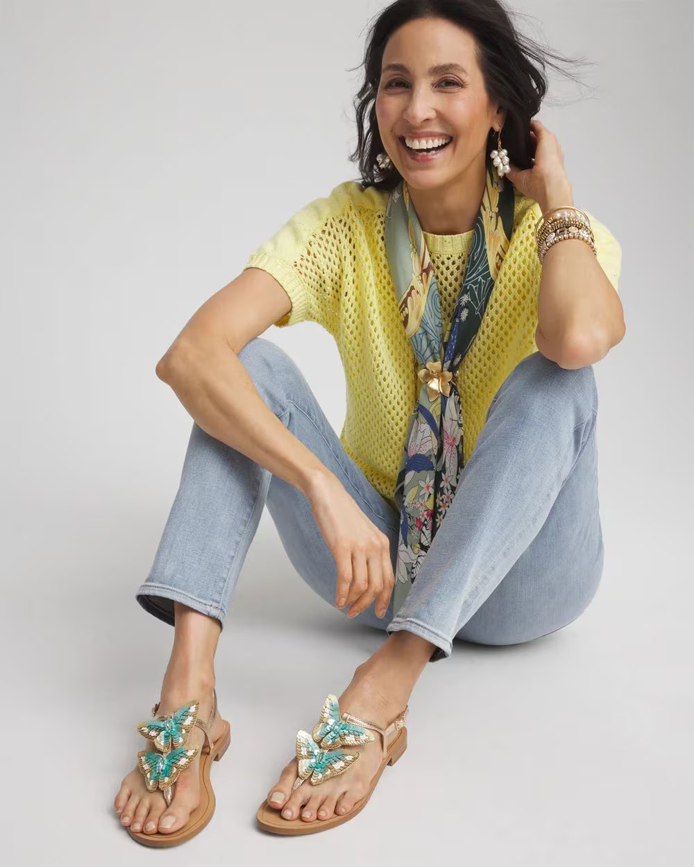 Butterfly T-Strap Sandal | Chico's | Chico's