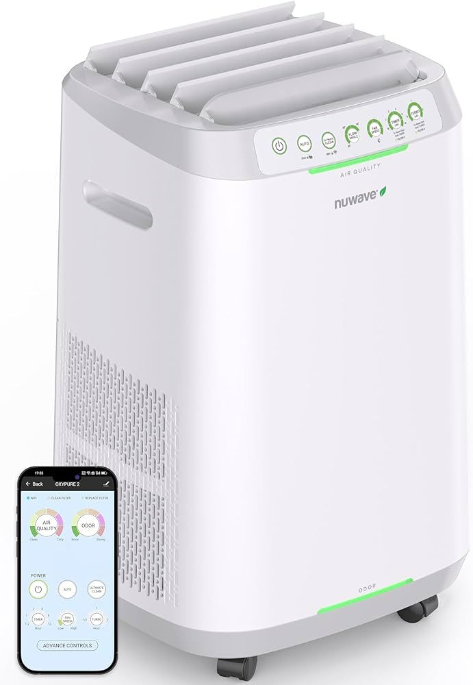 Nuwave OxyPure ZERO Smart Air Purifier, Large Area up to 2,002 Sq Ft, Dual 4-Stage Air Filtration... | Amazon (US)