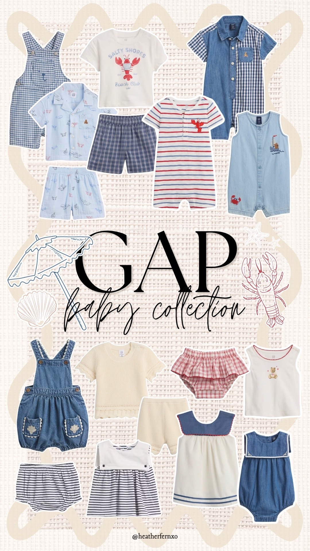 GAP summer baby collection 🦞

#gap #baby #summer #travel #babygirl #babyboy #lobster #nautical #gap #gapstyle #babygap

#LTKBaby #LTKKids #LTKTravel