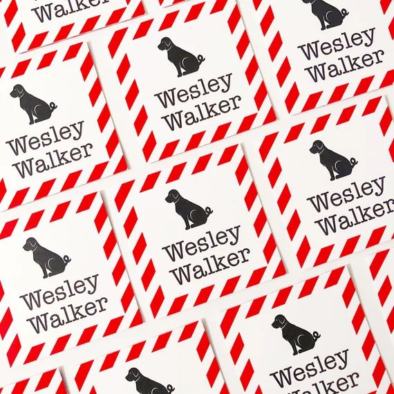 Dog gift tag, Boy stationery, Baby boy stationery, Little boy enclosure card, personalized gift t... | Etsy (US)