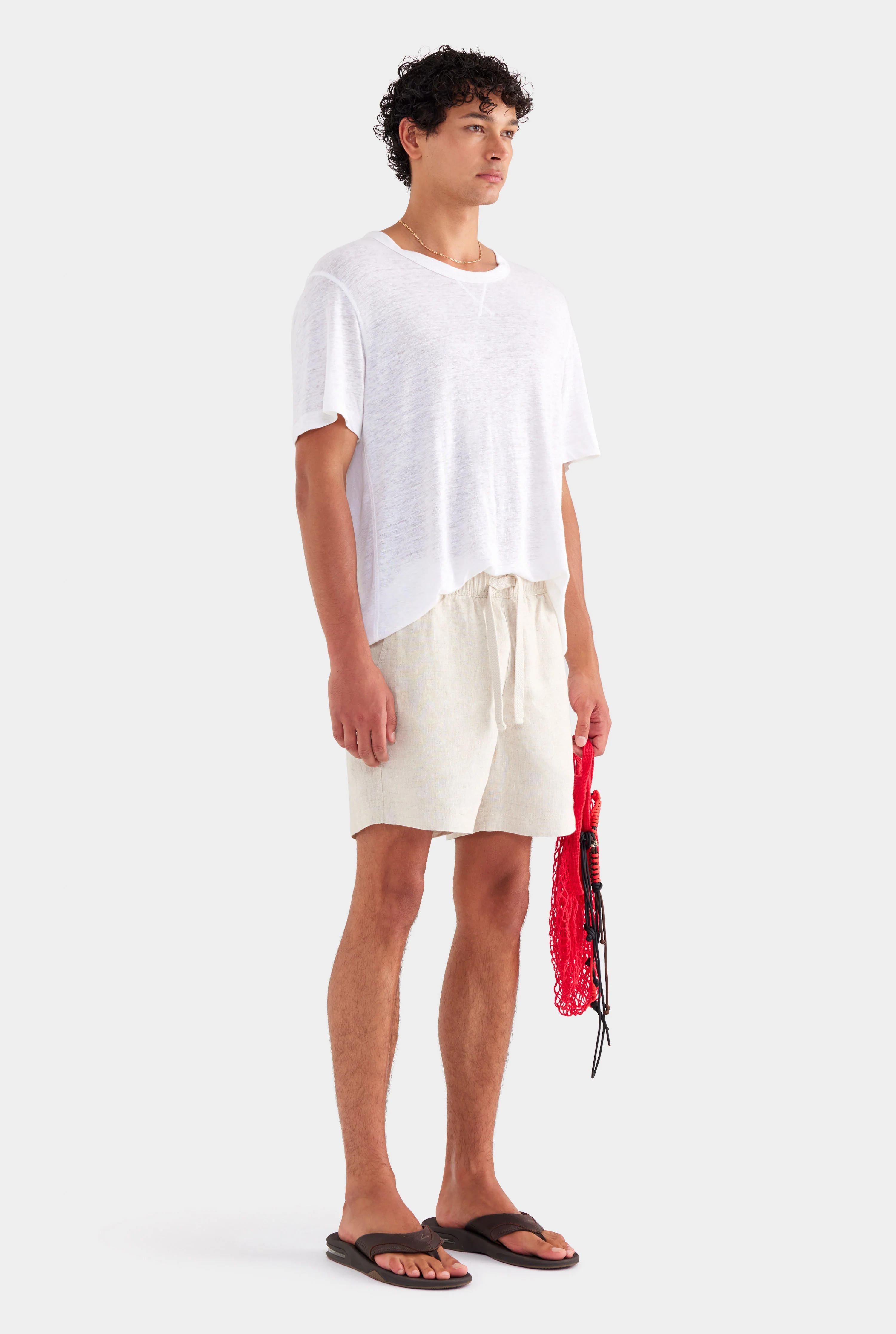 Mens Lounge Short in Sand | Venroy | Venroy AU