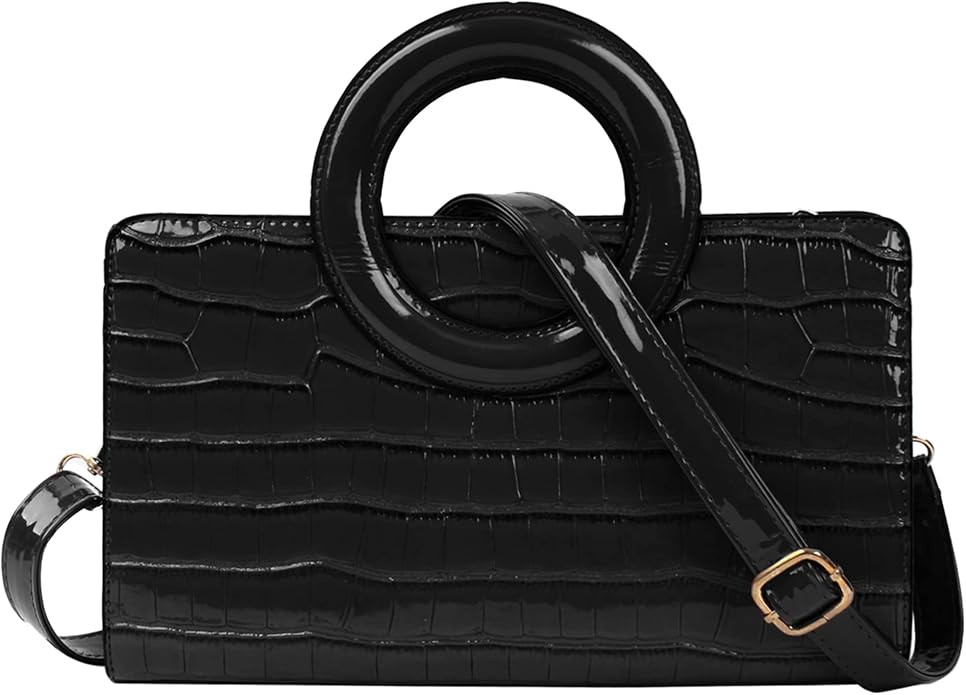 ZLMBAGUS Women Vintage Flap Tote Top Handle Satchel Handbags PU Leather Clutch Purse Shoulder Bag | Amazon (US)