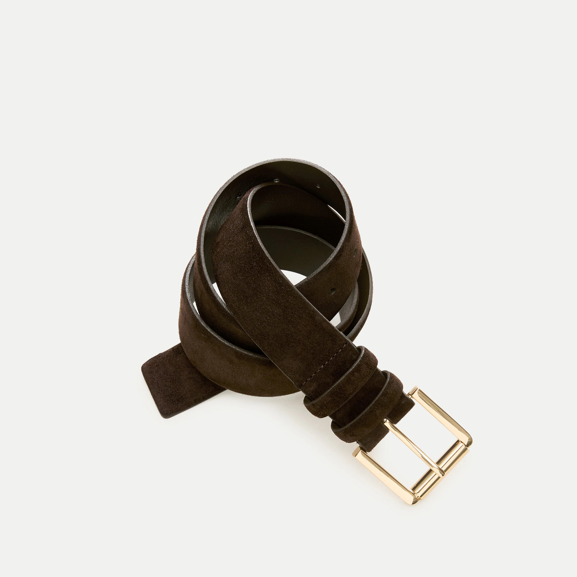 Suede roller-buckle belt | J. Crew US