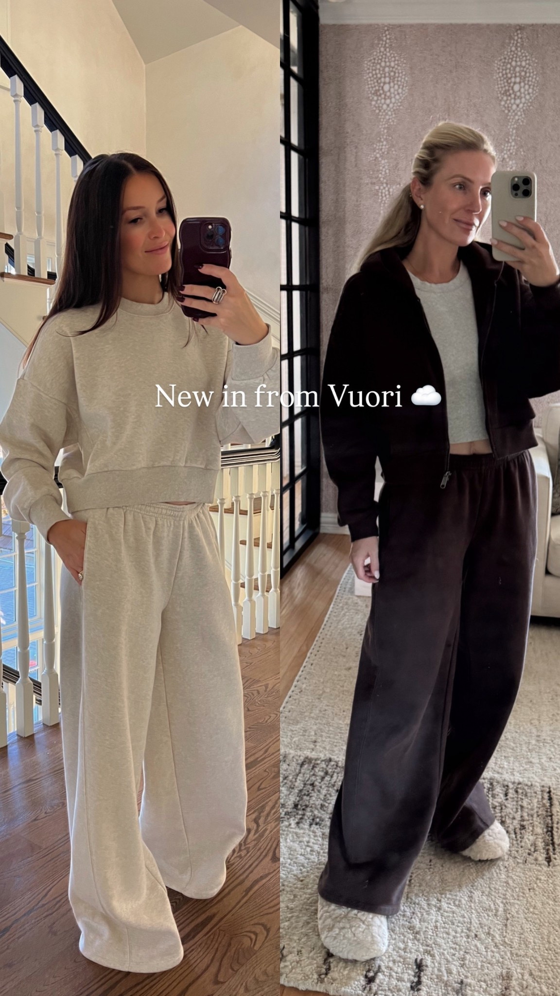 Chic meets comfort - we will be living in these styles from @vuoriclothing (Sedona and Restore collections) all season long! Brooke is wearing a medium and Meggan is wearing a small. #vuoripartner 

#LTKHoliday