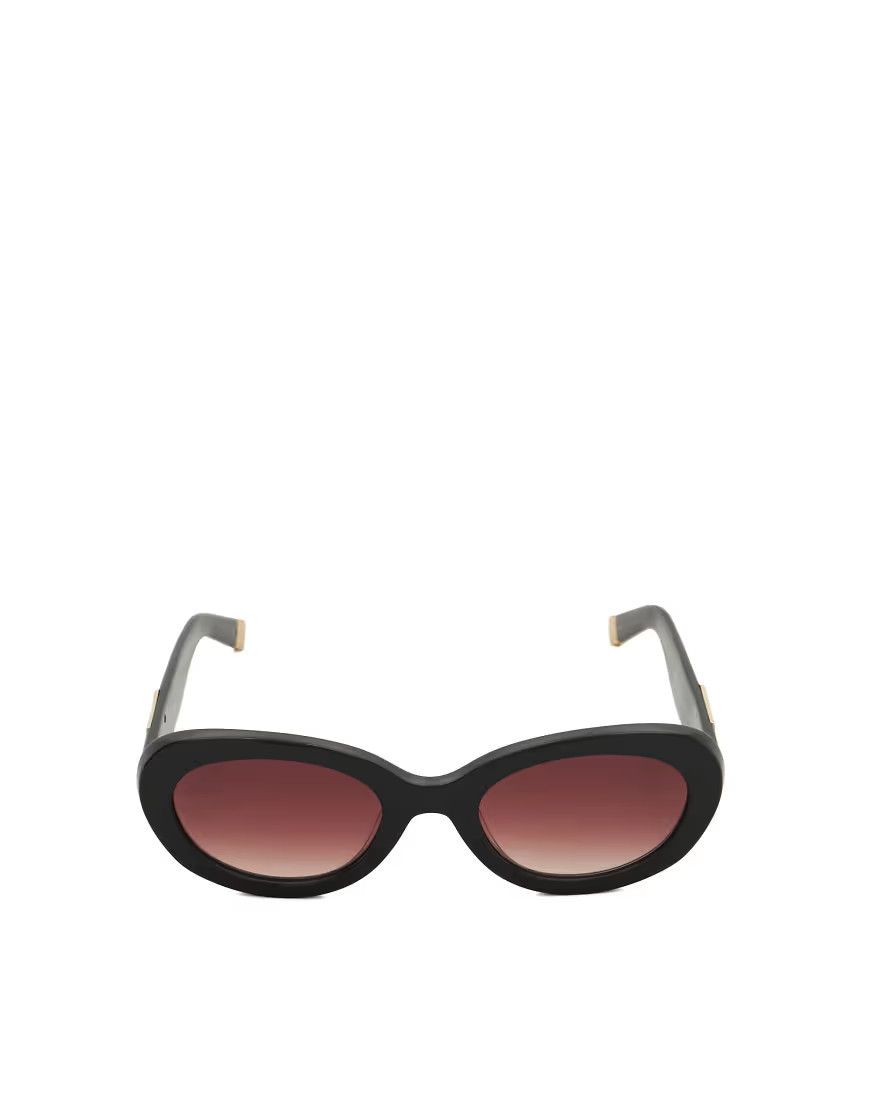 Dune London Glee Sunglass in black-Red | ASOS (Global)