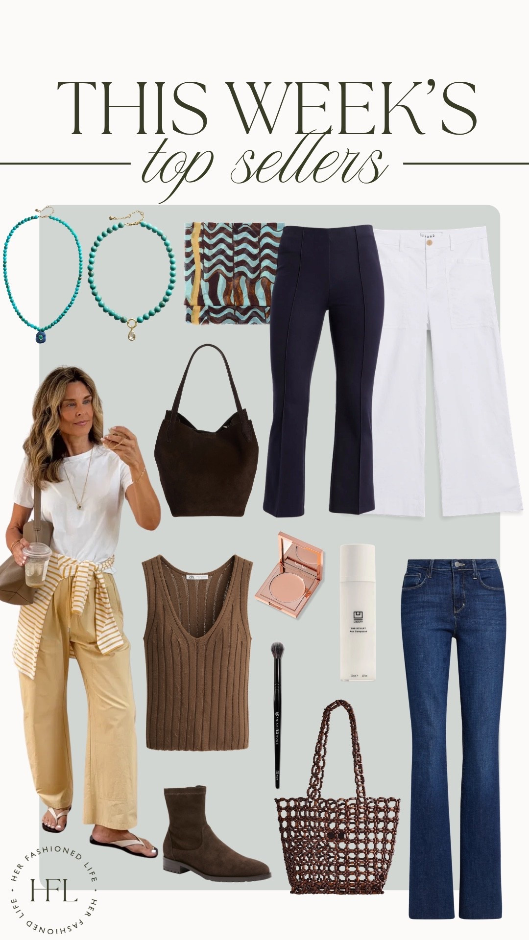 This week's top sellers are here, a mix of everyday pieces I've been reaching for. Pieces from @lagence @Zara @Frank & Eileen @Pistola Denim
#thisweekstopsellers #ltkstyle

#LTKOver40 #LTKootd