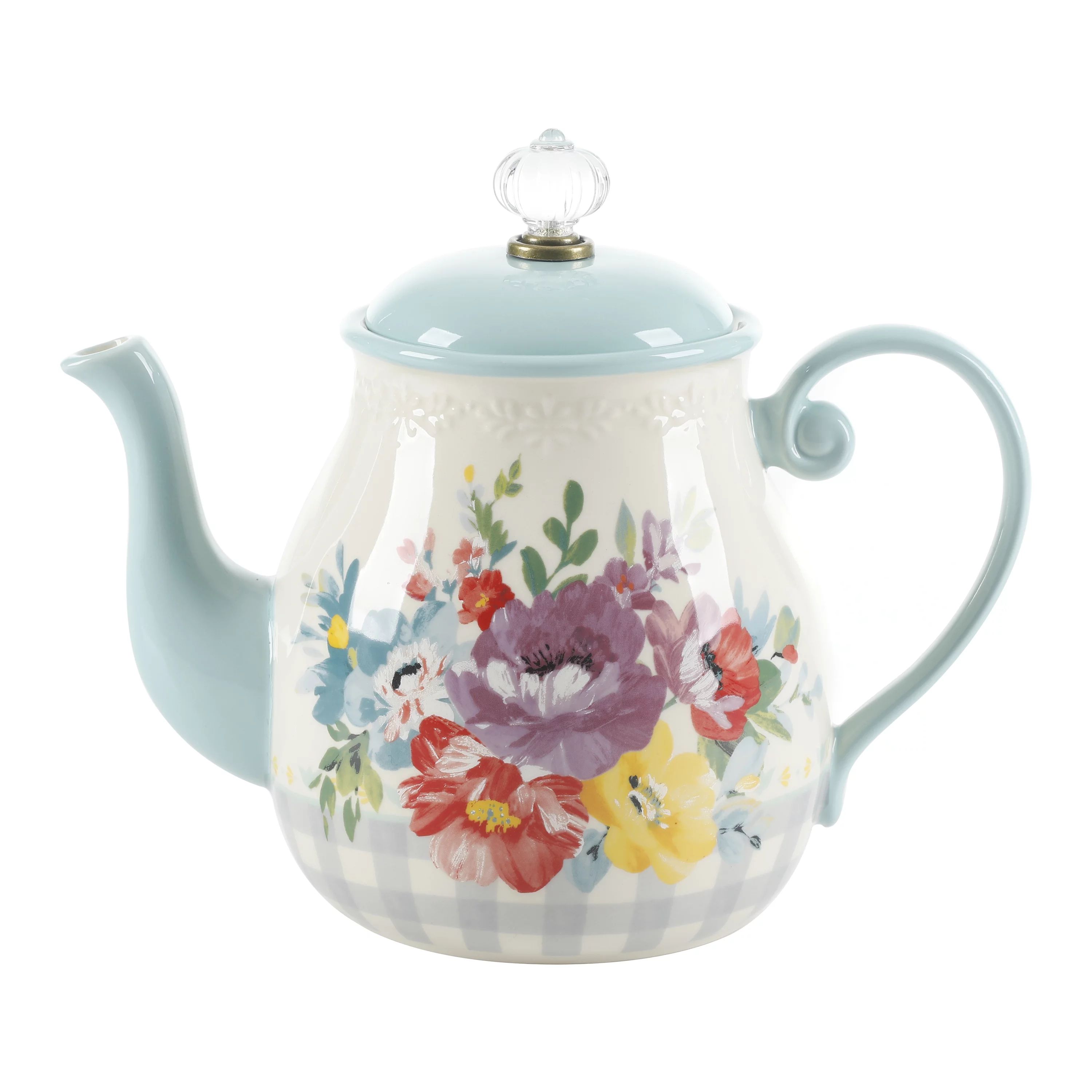 The Pioneer Woman Sweet Romance Blossom 1.48-Quart Tea Pot | Walmart (US)