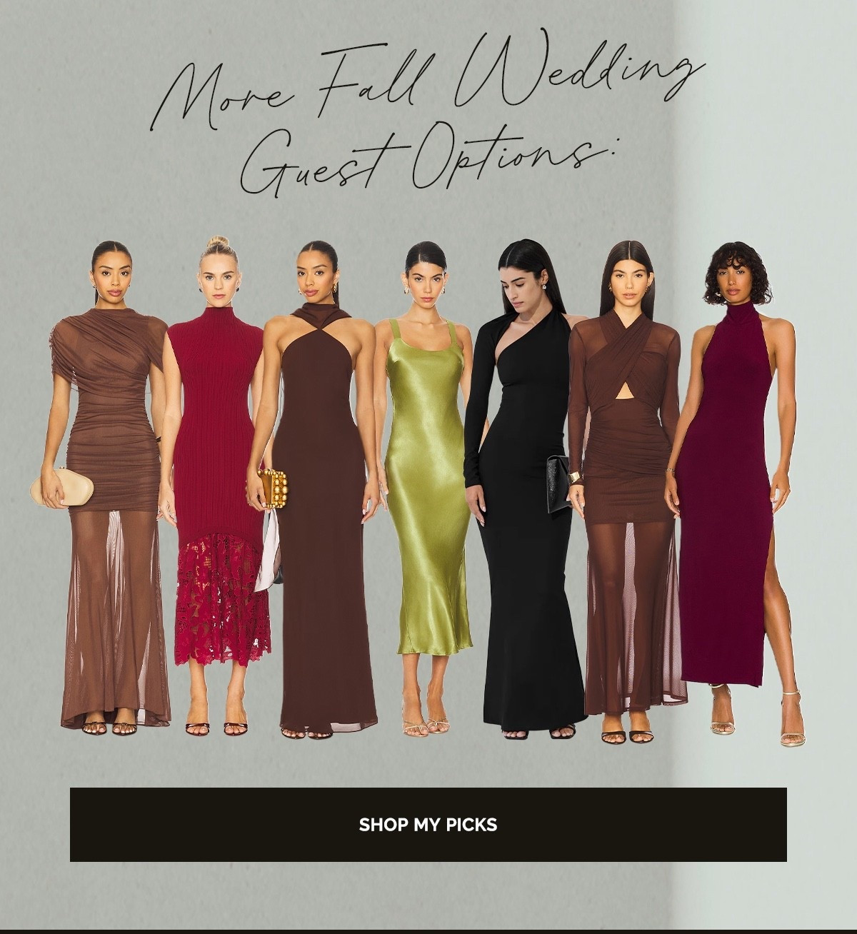 Guest of the wedding options! 