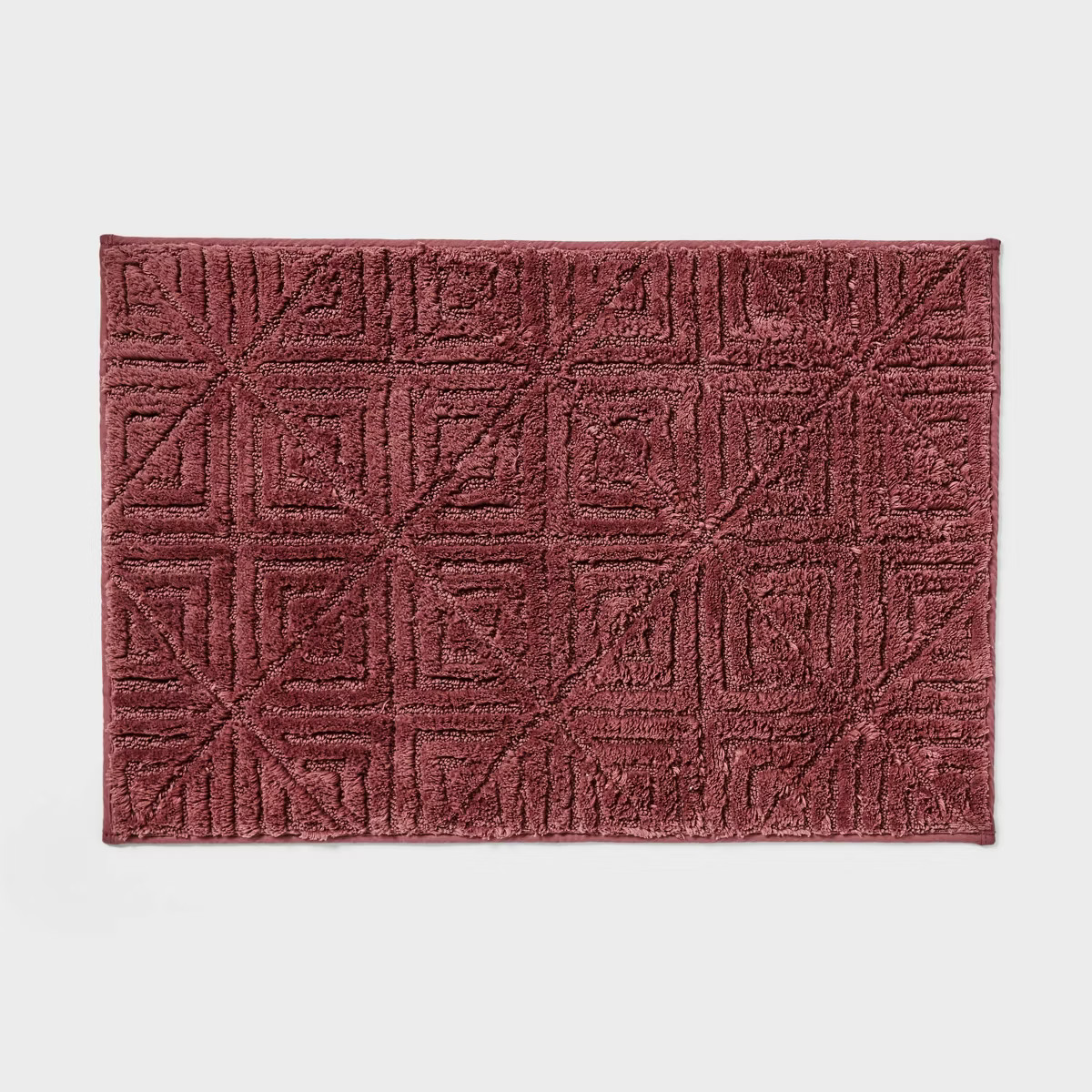 20"x30" Lattice Square Non-Skid Bath Rug - Threshold™ | Target