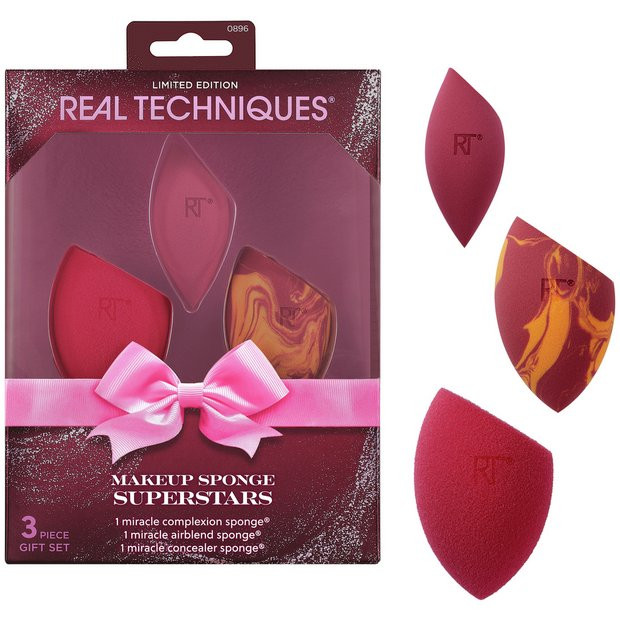 Buy Real Techniques Makeup Sponge Superstars | Makeup brushes and tools | Argos | argos.co.uk