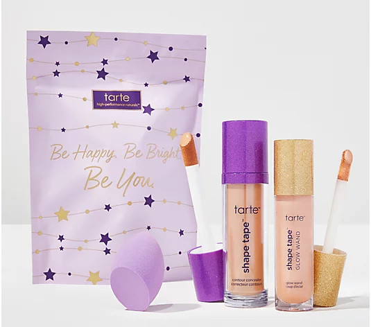 tarte Super-Size Shape Tape Complexion Trio with Gift Bag - QVC.com | QVC