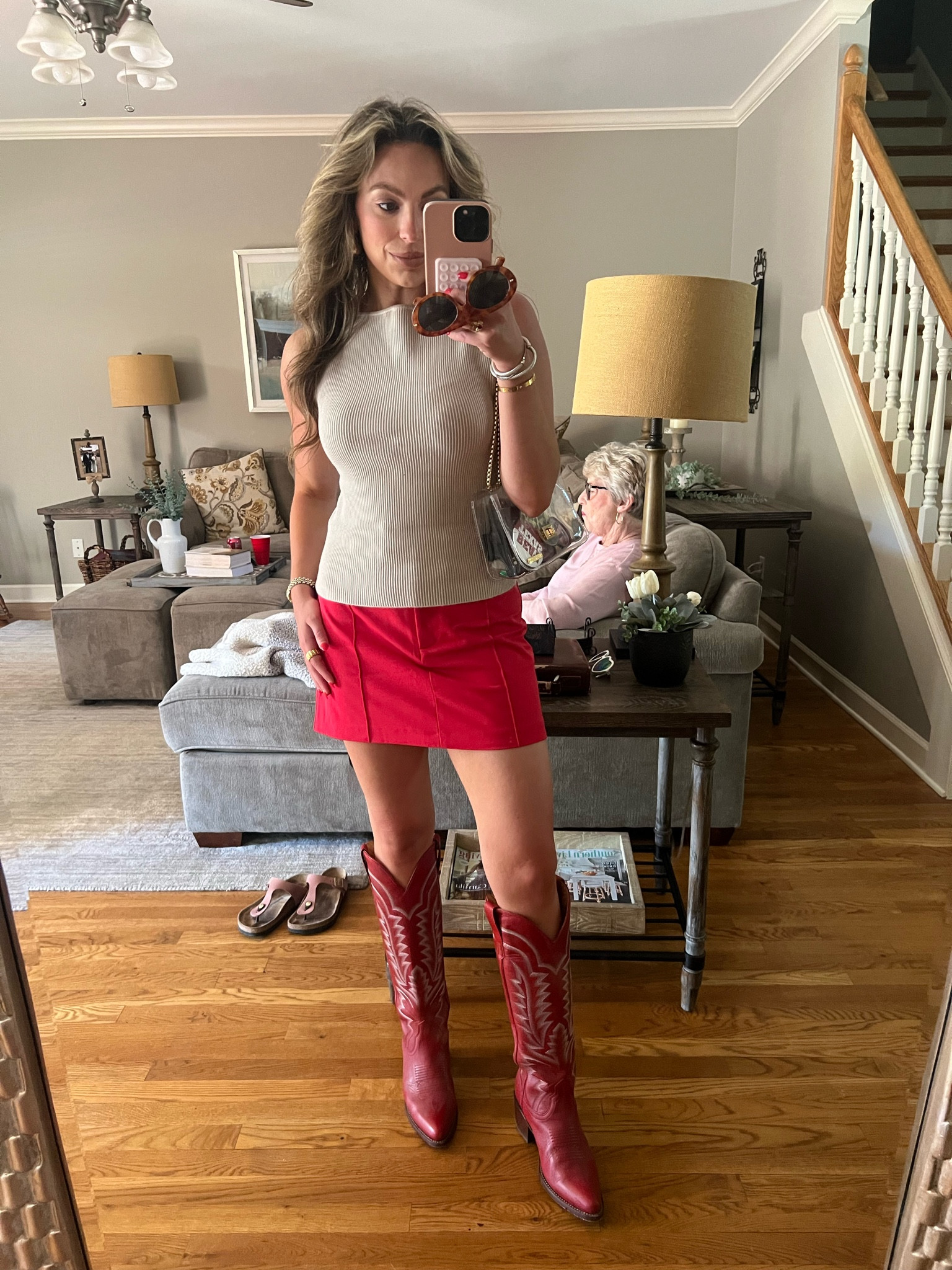 Another GameDay look! ❤️❤️

#LTKSeasonal #LTKFallSale #LTKStyleTip
