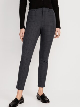 High-Waisted Printed Never-Fade Pixie Skinny Ankle Pants for Women | Old Navy (US)