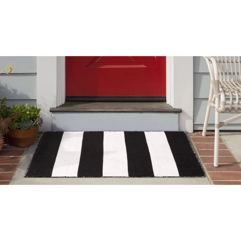 Salley Flatweave Striped Rug | Wayfair North America
