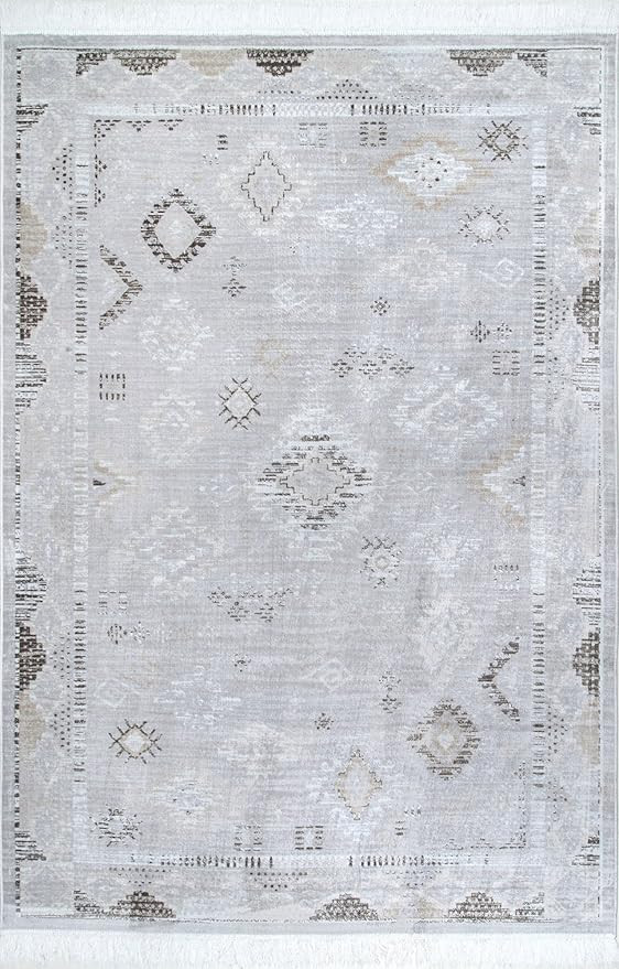 Amazon.com: nuLOOM Maida Vintage Tribal Area Rug, 6' x 9', Silver : Everything Else | Amazon (US)