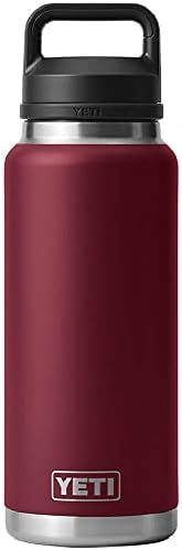 YETI Rambler 36 oz Bottle, Vacuum Insulated, Stainless Steel with Chug Cap, Harvest Red | Amazon (US)