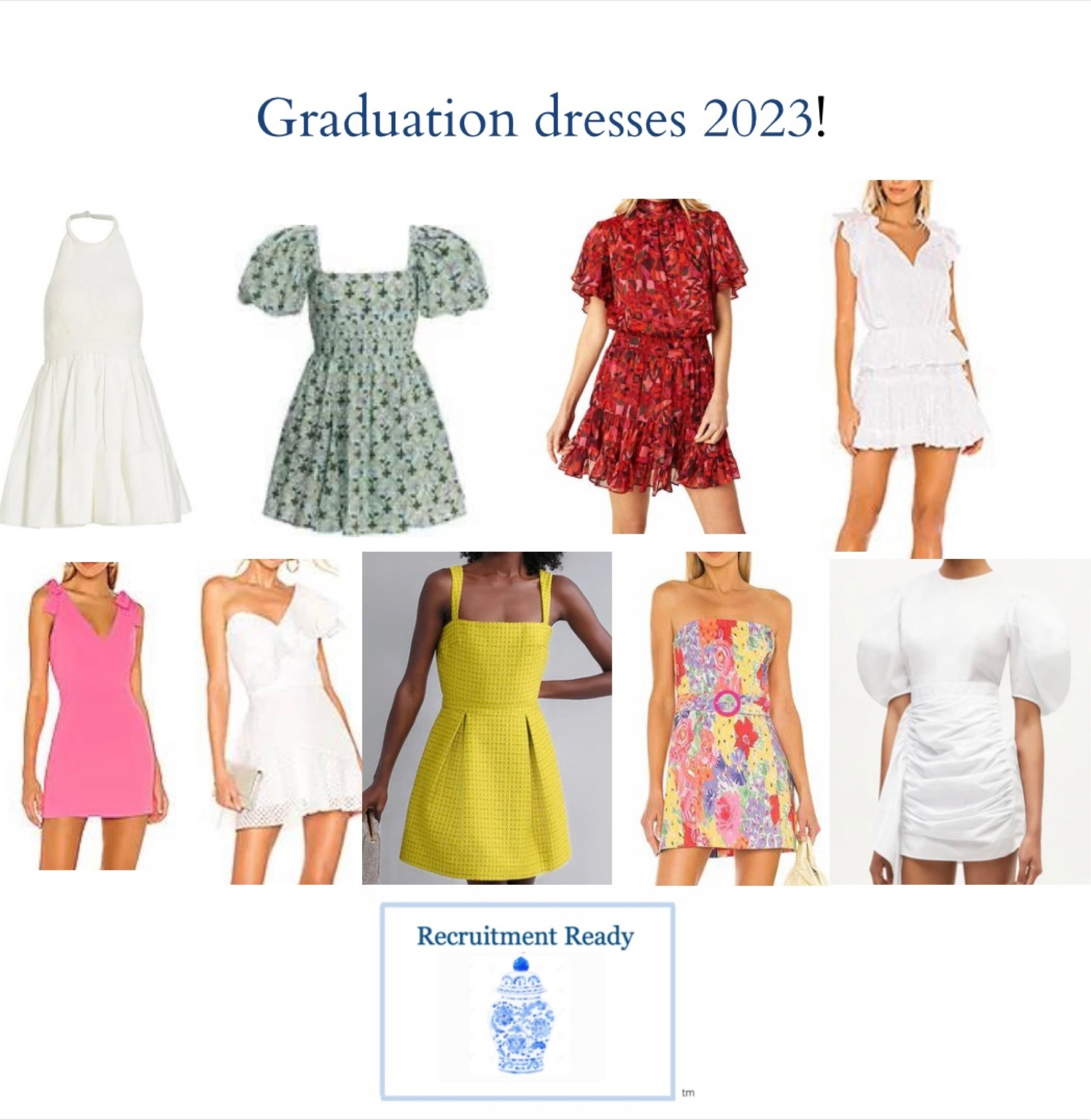 Graduation dress inspo 2023! 🤍 