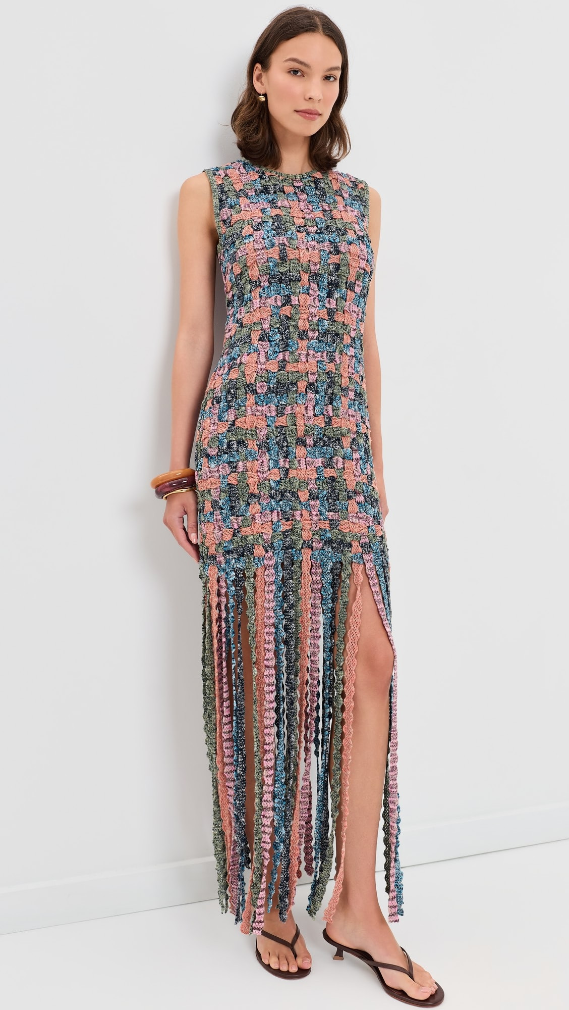 Alexis Fringe Knit Dress | Shopbop