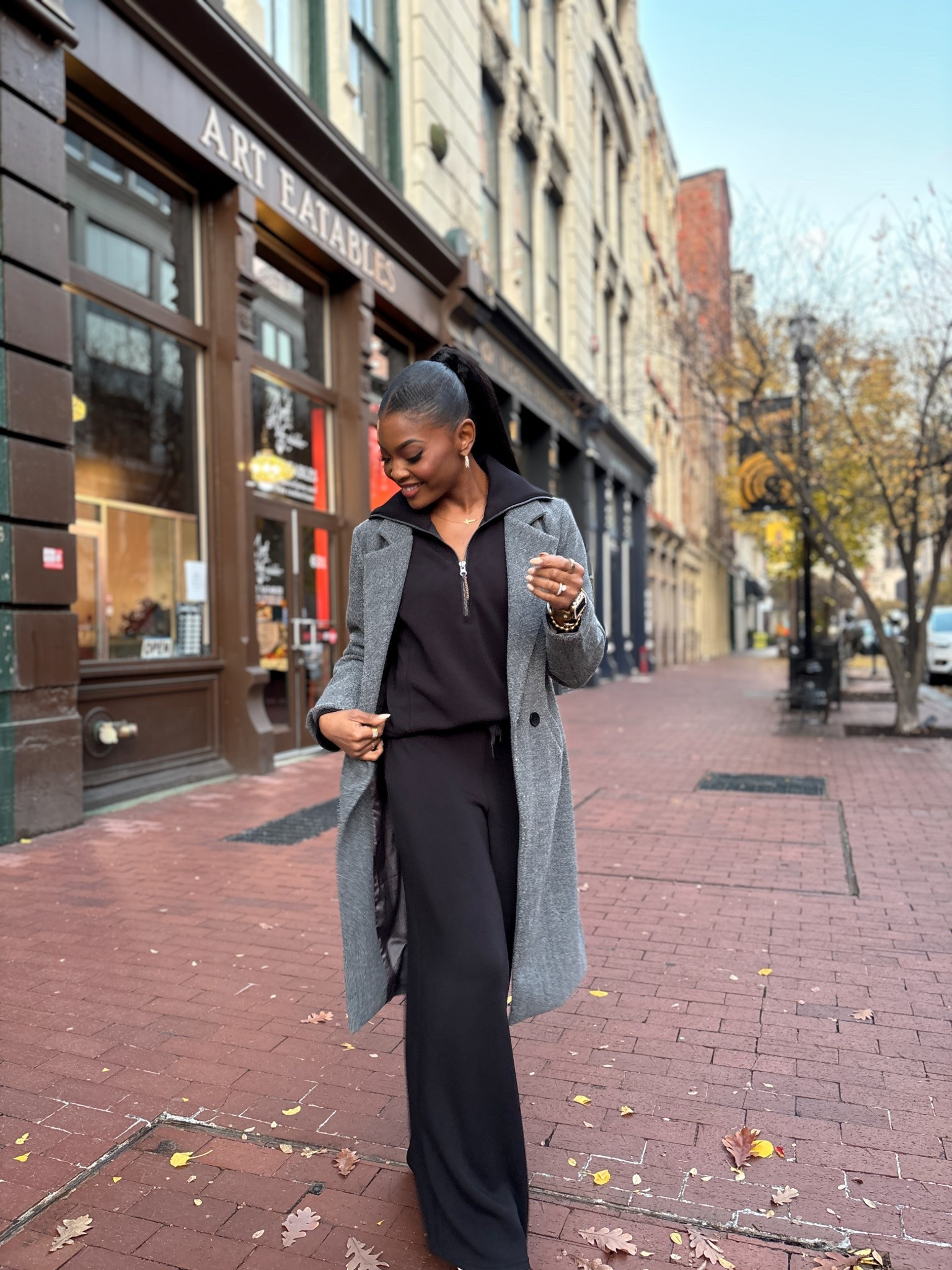 My go-to fall uniform. A clean black set, a long coat, and white sneakers. Linking everything for you on LTK. 
Code: JASMINEMXSPANX 



#LTKCyberWeek #LTKootd #LTKFindsUnder100