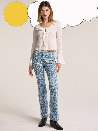 Old Navy x Anna Sui Slim Boot Cut Jeans | Old Navy (US)