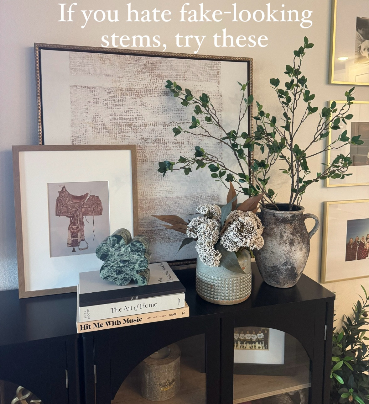 One of my favorite easy decorating tricks is using faux stems to soften a space.

I move them around the house depending on the season, but they always make a room feel a little more finished.

I’m actually really picky about faux greenery because I don’t like anything that looks fake. These are some of the ones I’ve found that look good in a room but also aren’t crazy expensive.

Sources are linked if you’re looking for Spring decor inspo. The Michaels stems are on sale 60% right now.!

#LTKSeasonal #LTKHome #LTKSaleAlert