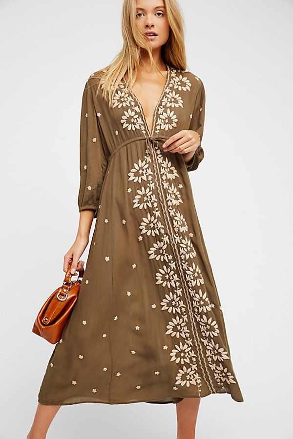 Embroidered Fable Dress by Free People | Free People