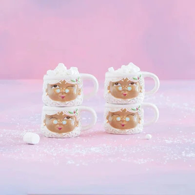 Glitterville Mrs Papa Noel Brown Mug | Wayfair North America