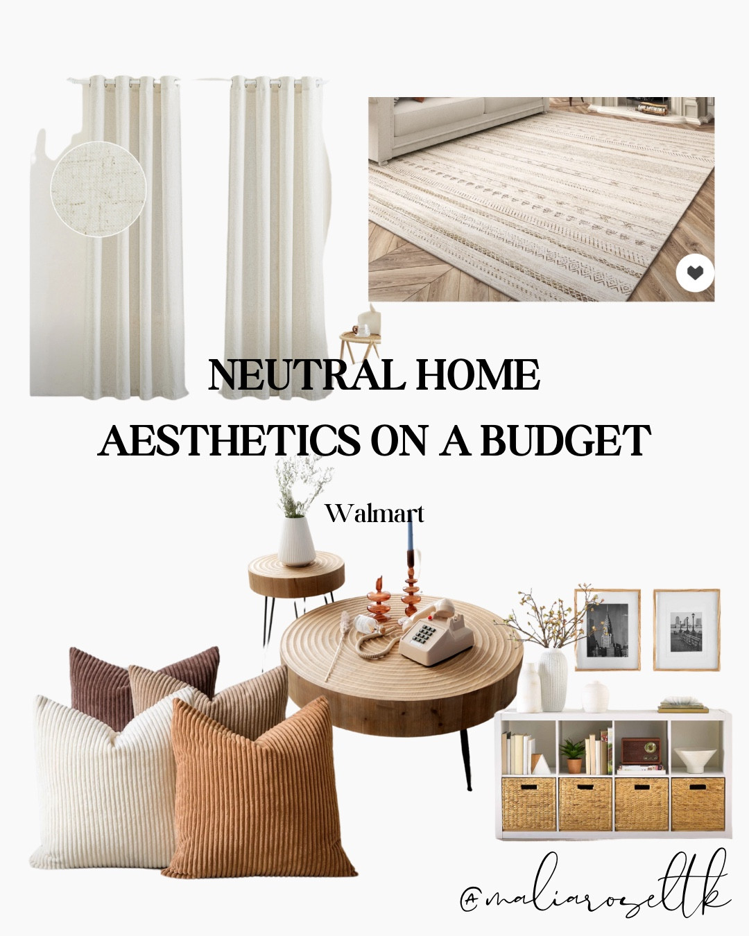 These neutral home finds give high-end vibes for less!
#WalmartHome #NeutralDecor #HomeOnABudget

#LTKSaleAlert #LTKHome