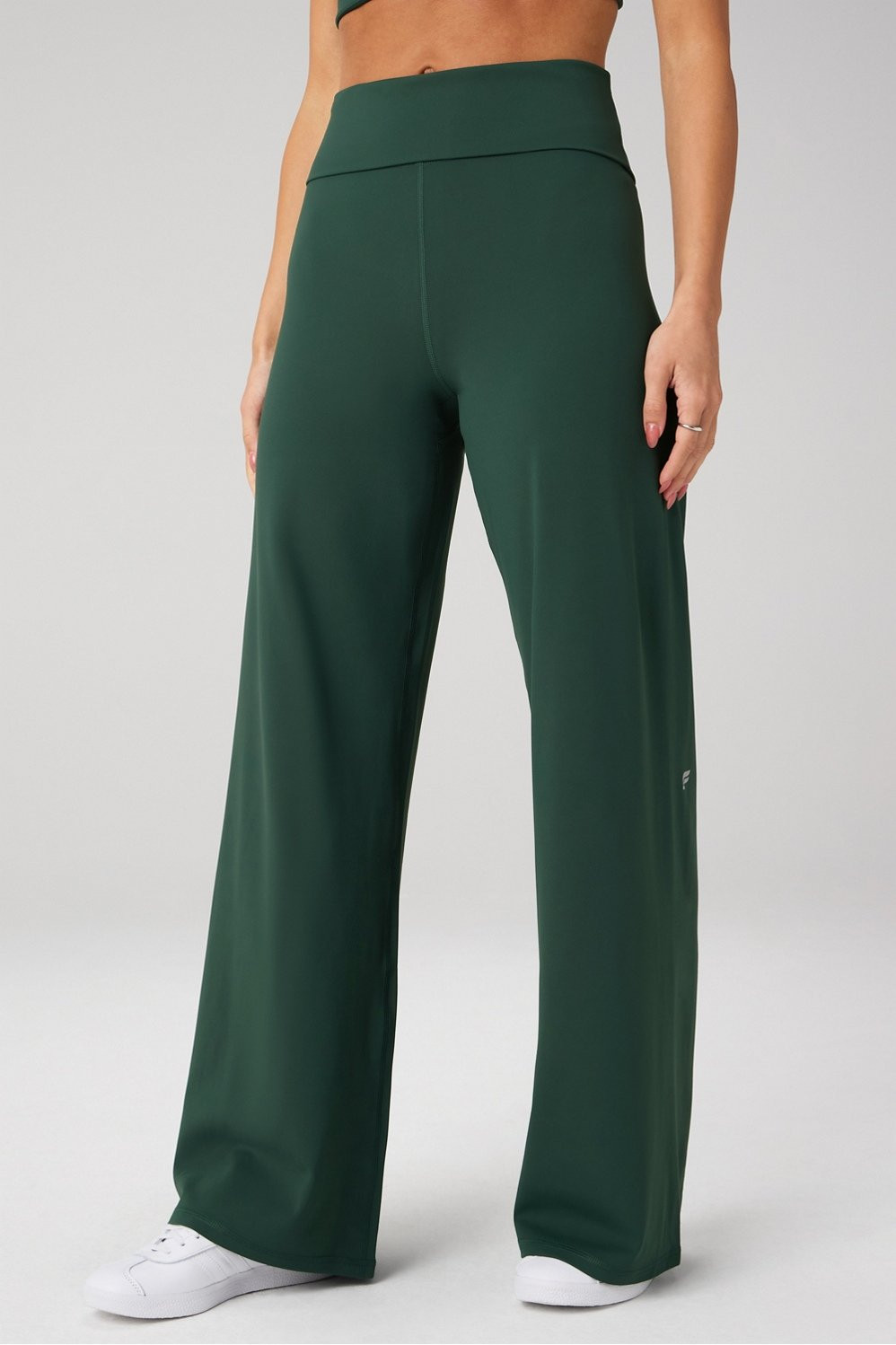 PureLuxe Foldover Straight Leg Pant | Fabletics
