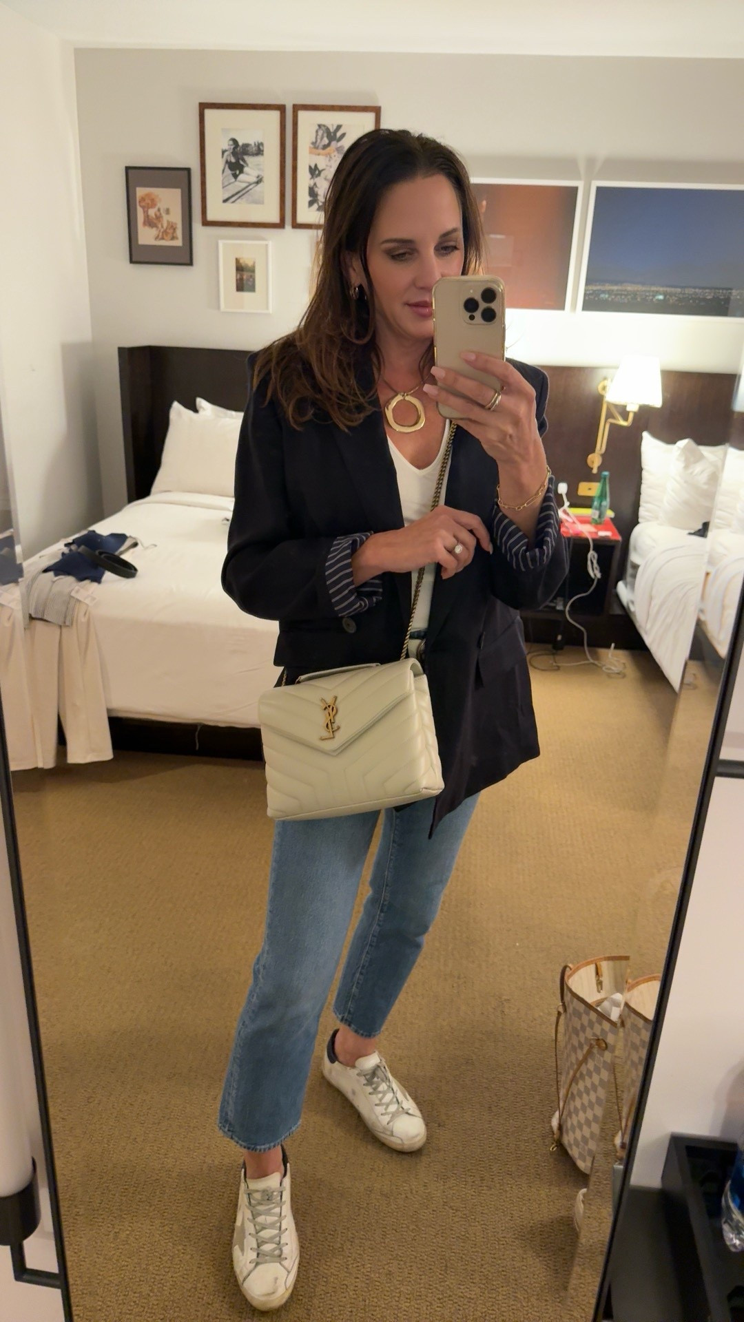 When your work look meets casual for a walking around at a conference it is sneakers and blazer kind of day.

This Blazer is perfect for spring summer b/c it is actually a linen material.

#LTKgrwm #LTKOver40 #LTKootd
