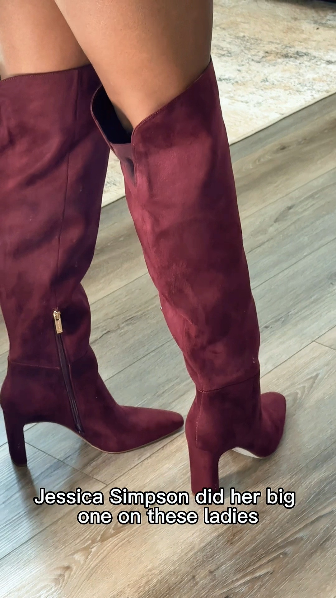 OBSESSED 😍 Burgundy Jessica Simpson High Knee boots! Perfect for fall! 

#LTKBeauty #LTKStyleTip