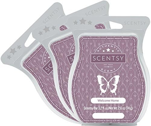 Scentsy, Welcome Home, Scentsy Bar, Wickless Candle Tart Warmer Wax 3.2 Oz Bar, 3-Pack (3) | Amazon (US)