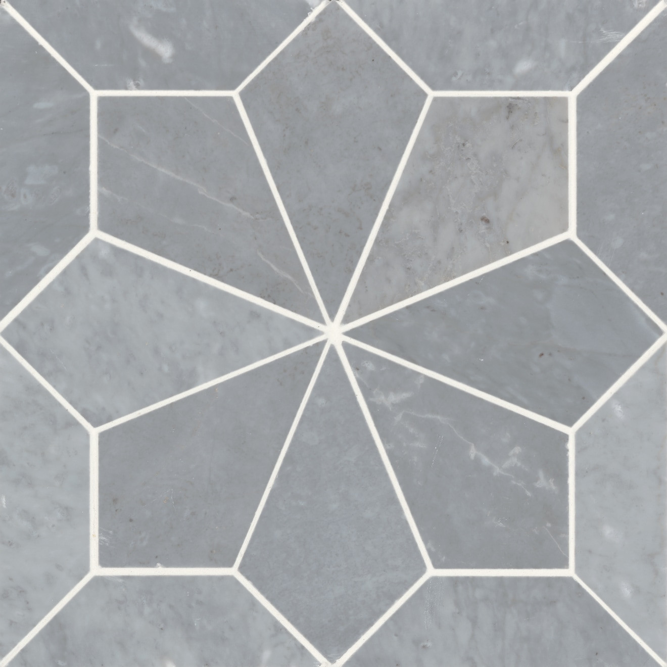 Blomma Honed Marble Mosaic Tile in Grigio | Bedrosians Tile and Stone