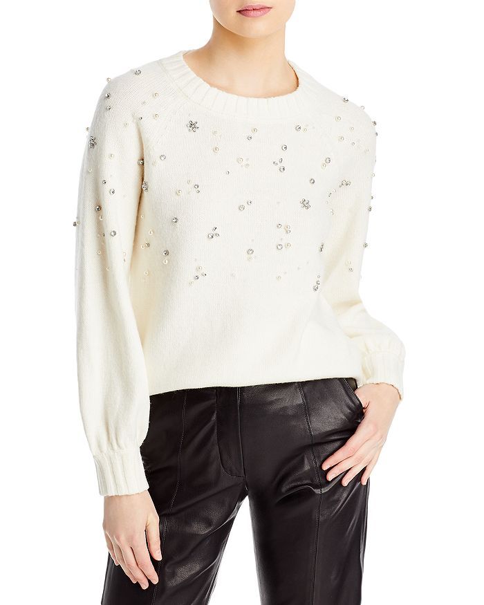 Crystal Embellished Sweater | Bloomingdale's (US)