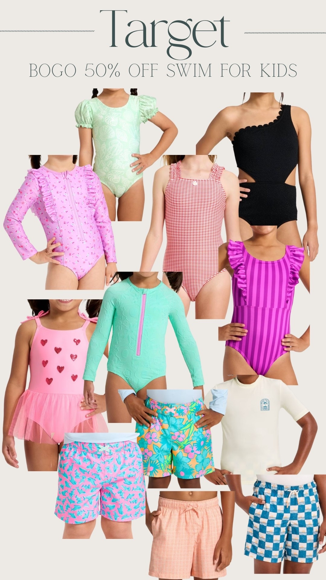 Target bogo swim for the entire family 